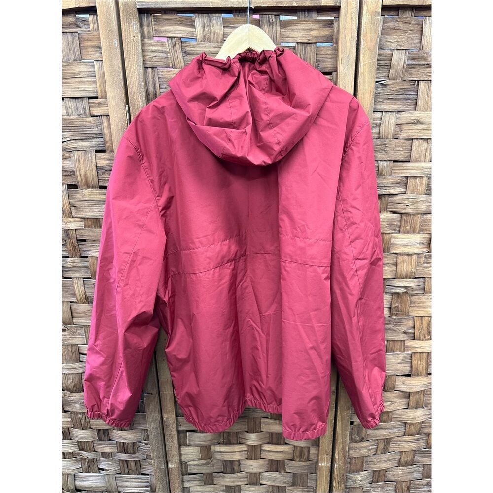 Levi's Men's Deep Red Hooded Windbreaker Jacket - Picture 3 of 4